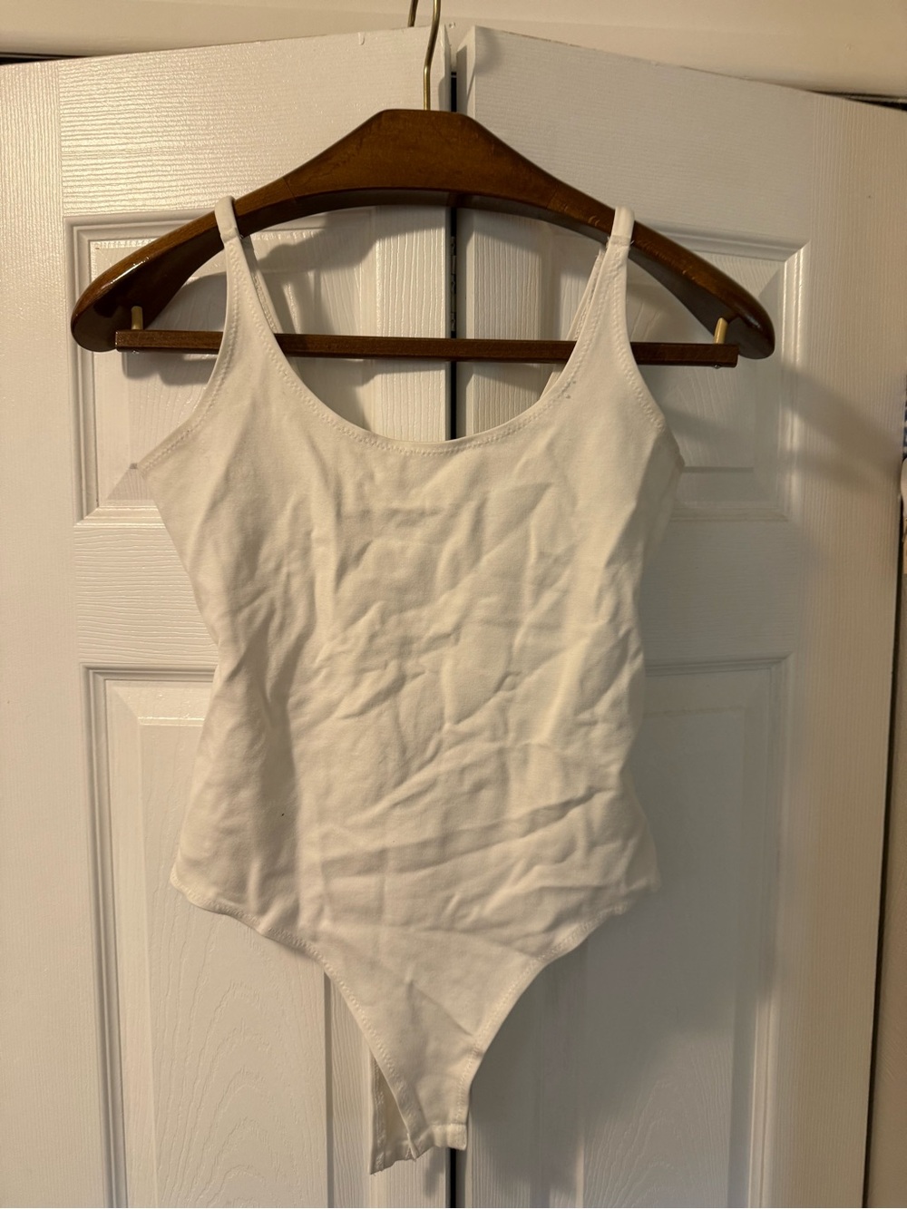 Stella Luce White Ribbed Tank Top